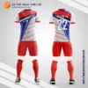 Mẫu áo bóng đá Sân bóng Bắc Việt màu đỏ tự thiết kế V2726