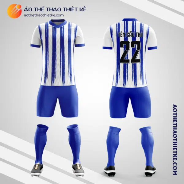 Mẫu áo bóng đá Sân bóng Cường Quốc màu xanh lá tự thiết kế V2722
