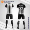 Mẫu áo bóng đá Sân bóng Đại học Sư phạm màu đen tự thiết kế V2706