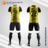 Mẫu áo bóng đá Sân bóng Đông Đô Nguyễn Phong Sắc màu vàng đen tự thiết kế V2701
