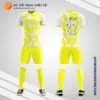 Mẫu áo bóng đá Sân bóng MIC màu vàng tự thiết kế V2676