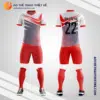 Mẫu áo bóng đá Sân bóng Mậu Lương màu đỏ tự thiết kế V2725