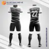 Mẫu áo bóng đá Sân bóng Nghĩa Dũng màu đen tự thiết kế V2739