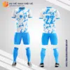 Mẫu áo bóng đá Sân bóng Thượng Đình màu xanh tự thiết kế V2675