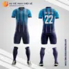 Mẫu áo bóng đá Sân bóng Trần Quốc Hoàn màu xanh tím than tự thiết kế V2708