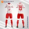 Mẫu áo bóng đá Sân bóng đá Xuân La màu đỏ tự thiết kế V2734
