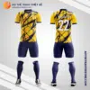 Mẫu áo bóng đá Sân bóng nhà văn hóa Thanh Xuân màu vàng tự thiết kế V2672