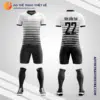 Mẫu áo bóng đá tháng 8 màu trắng tự thiết kế V2664