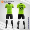 Mẫu áo bóng đá tháng 9 màu xanh lá tự thiết kế V2665