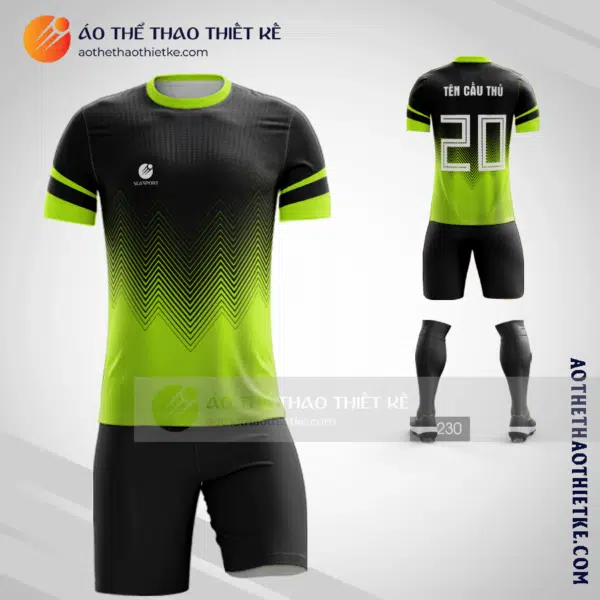Mẫu áo bóng đá thiết kế màu xanh lá mới nhất V2270
