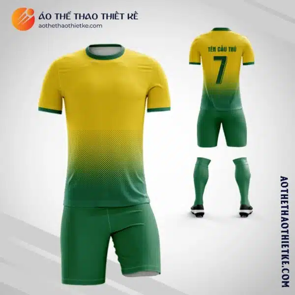 Mẫu áo đá banh câu lạc bộ Norwich City 2019 tự thiết kê V2192