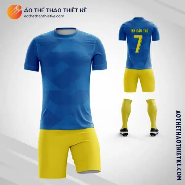 Mẫu áo đá banh đội tuyển Brasil Local 2018 2019 tự thiết kê V2198
