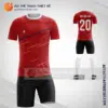 Mẫu đặt quần áo bóng đá Huyện Hiệp Hoà màu đỏ chính hãng V2483