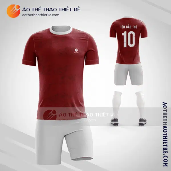 Mẫu đặt quần áo bóng đá Huyện Phú Xuyên màu nâu chính hãng V2423