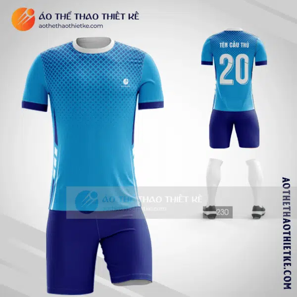 Mẫu đặt quần áo bóng đá Thanh Hóa màu xanh chính hãng V2393
