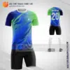 Mẫu đặt quần áo đá bóng Huyện Bình Liêu màu xanh in nhanh V2514