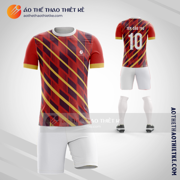 Mẫu in đồ đá banh theo yêu cầu màu đỏ độc lạ thiết kế mới nhất V2312