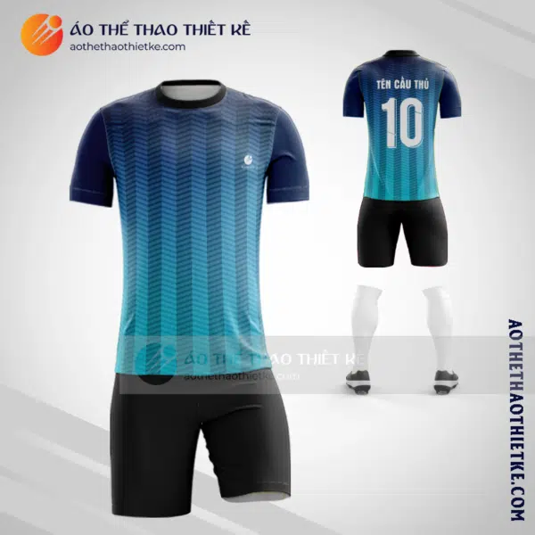 Mẫu in quần áo bóng đá Quận Sơn Trà màu xanh hot nhất V2525
