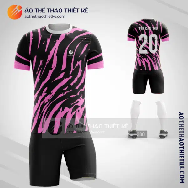 Mẫu in quần áo bóng đá thiết màu hồng kế mới nhất V2296