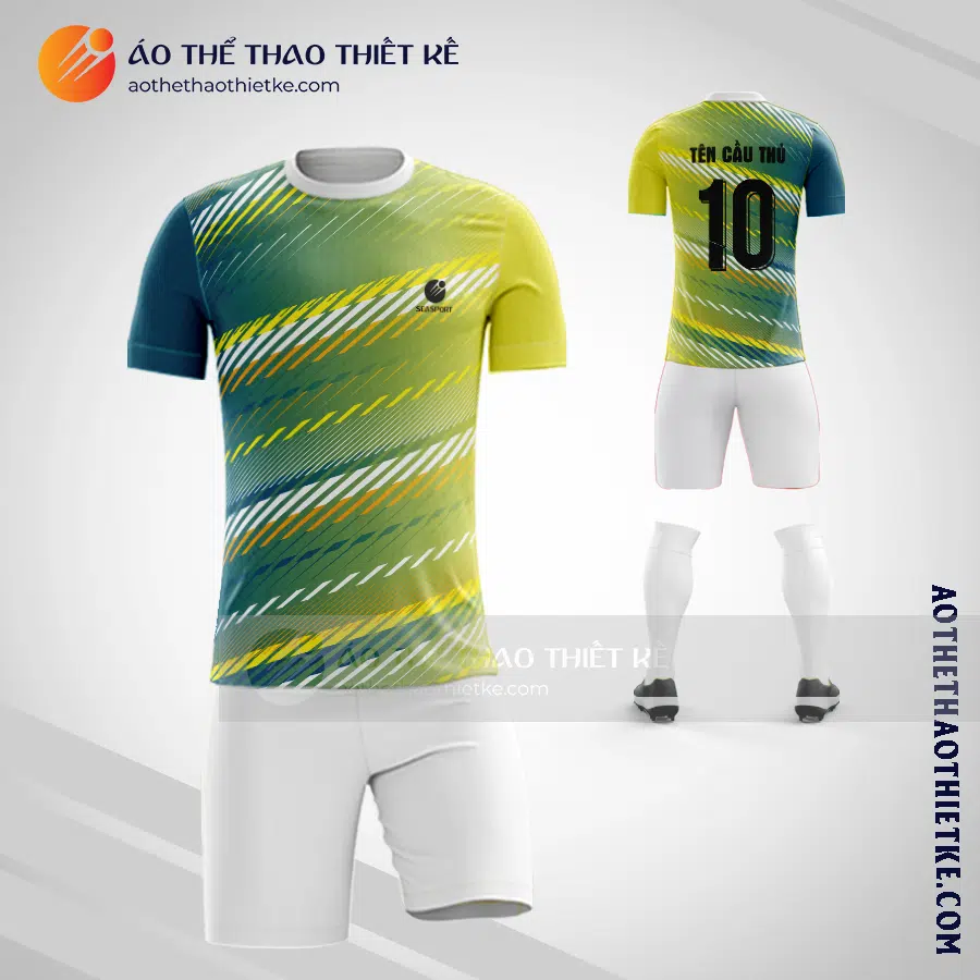 Mẫu in quần áo đá bóng Quận Kiến An màu vàng yêu thích nhất V2496