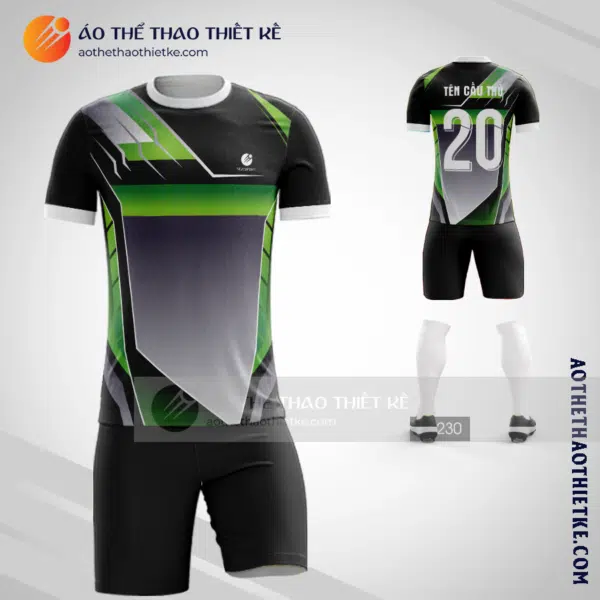 Mẫu thiết kế đồ bóng đá Huyện Quỳnh Lưu màu xanh lá mới nhất V2572