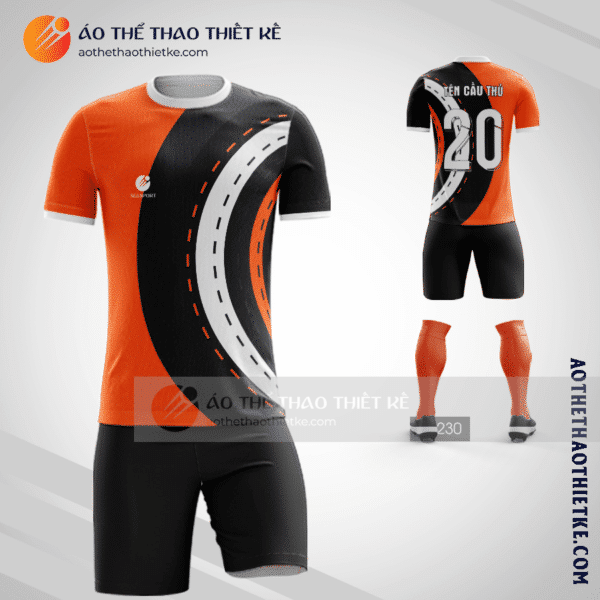 Mẫu thiết kế đồ bóng đá Thái Nguyên màu cam mới nhất V2392