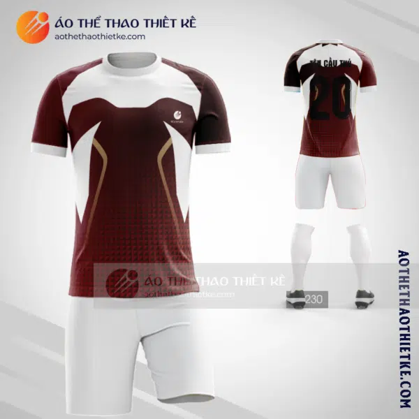 Mẫu thiết kế đồ đá bóng Tây Ninh màu nâu hot nhất V2390