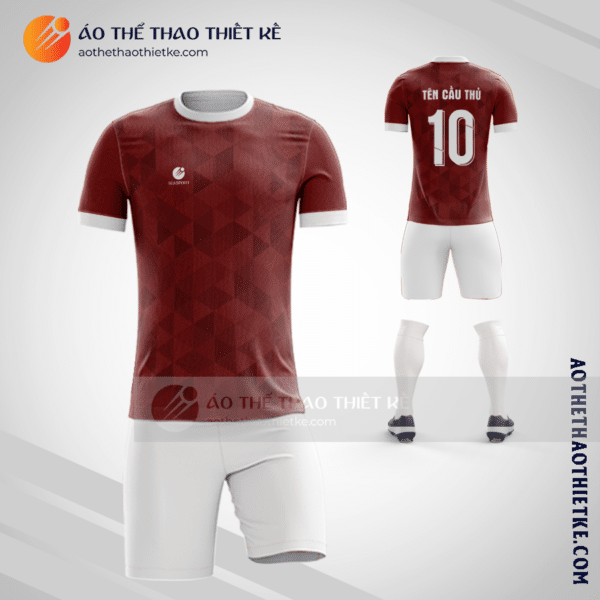 Mẫu thiết kế quần áo bóng đá Đồng Nai màu nâu rẻ nhất V2357