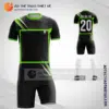 Mẫu thiết kế quần áo bóng đá Huyện Bắc Hà màu xanh lá rẻ nhất V2627