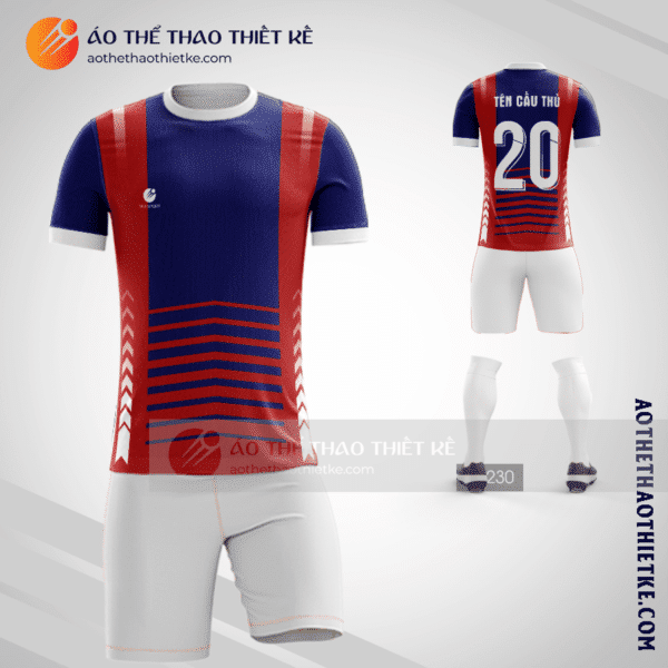 Mẫu thiết kế quần áo bóng đá Huyện Kim Động màu hồng rẻ nhất V2597