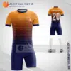 Mẫu thiết kế quần áo đá bóng Huyện Kỳ Sơn màu cam lấy ngay V2568