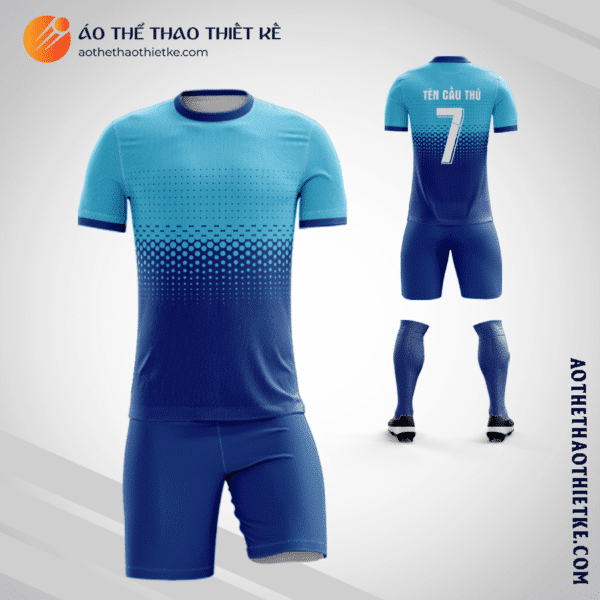 Mẫu áo bóng đá Câu lạc bộ Alianza Lima màu xanh dương tự thiết kế V2792