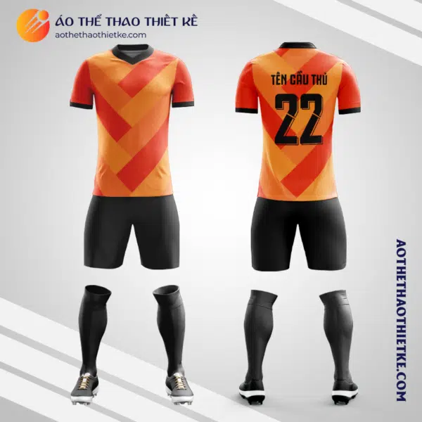 Mẫu áo bóng đá Đội tuyển bóng đá quốc gia Hà Lan màu cam tự thiết kế V2844