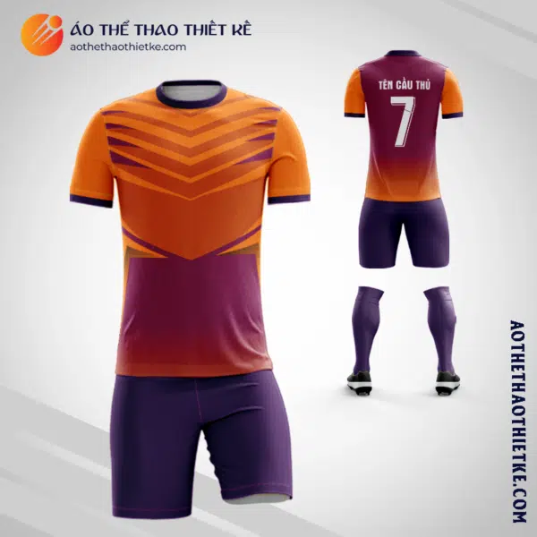 Mẫu áo bóng đá Sân bóng Minh Trí Đường Đông Hưng Thuận 11 quận 12 màu vàng tự thiết kế V2765