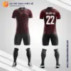 Mẫu áo bóng đá Sân bóng đá Đại Châu quận 9 màu đen đen tự thiết kế V2797