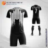 Mẫu áo bóng đá Sân bóng đá mini cỏ nhân tạo Đường Tô Ký quận 12 màu đen tự thiết kế V2763