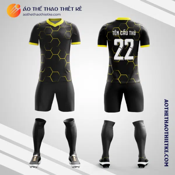 Mẫu quần áo đá bóng Câu lạc bộ Bóng đá Borussia Dortmund 2021 tự thiết kế V2829