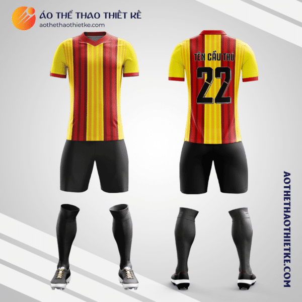 Mẫu quần áo đá bóng Câu lạc bộ Bóng đá Deportivo Pereira Home tự thiết kế V2828