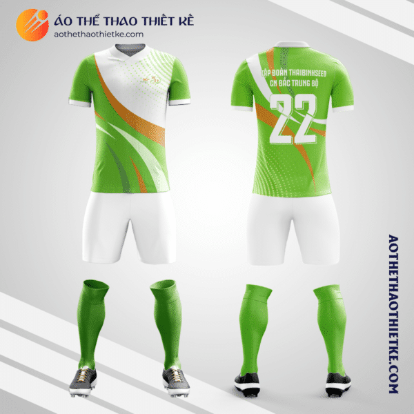 Mẫu áo bóng đá TẬP ĐOÀN THAIBINH SEED tự thiết kế V2851 2