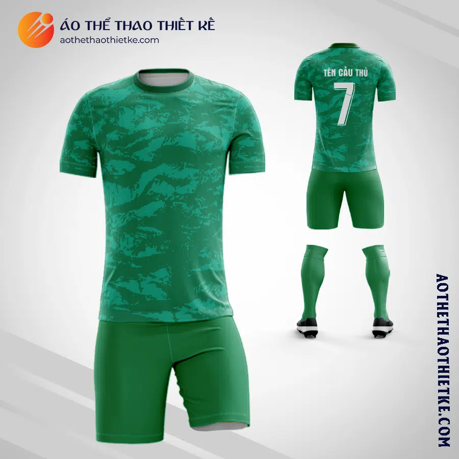 Mẫu áo bóng đá Câu lạc bộ bóng đá Bayern Munich 2020 màu xanh lá tự thiết kế V2952