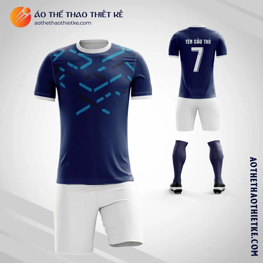 Mẫu áo bóng đá Câu lạc bộ bóng đá Everton sân nhà 2019 2020 màu xanh biển tự thiết kế V2934