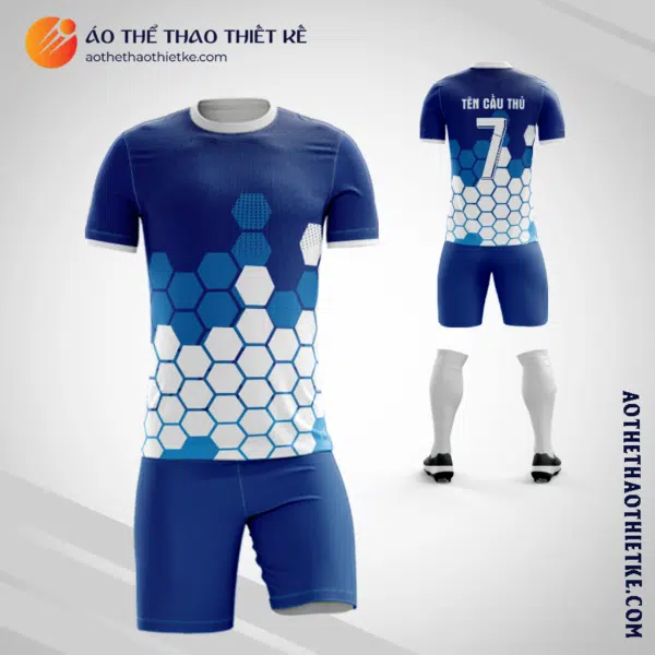 Mẫu áo bóng đá Sân bóng Quốc Phòng 2 màu biển tự thiết kế V2963