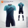 Mẫu áo bóng đá Sân cỏ nhân tạo Huỳnh Tấn Cộng Hòa màu xanh ngọc tự thiết kế V2946