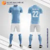 Mẫu đồ đá banh Câu lạc bộ bóng đá Manchester City 2021 màu da trời tự thiết kế V2869