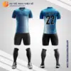 Mẫu đồng phục bóng đá sinh viên Trường Đại học Thể dục Thể thao Thành phố Hồ Chí Minh màu xanh đen V5123
