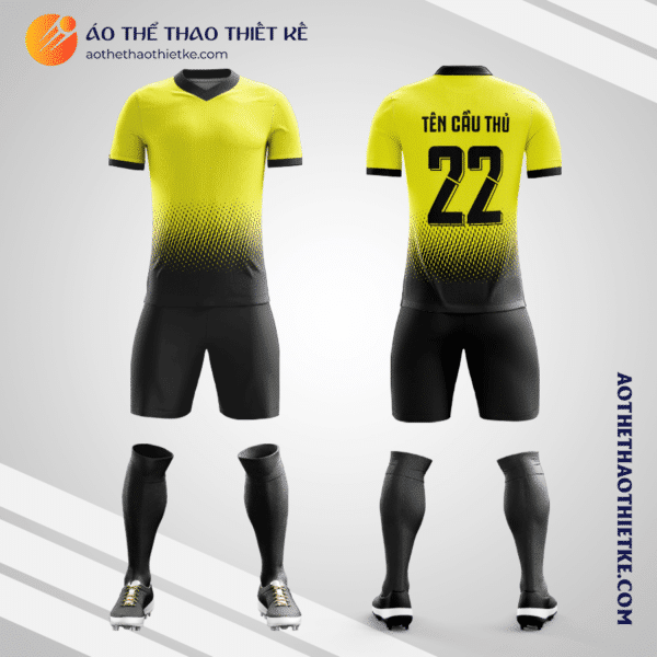 Mẫu quầ áo bóng đá Câu lạc bộ bóng đá Tottenham Hotspur 2022 màu vàng tự thiết kế V2971