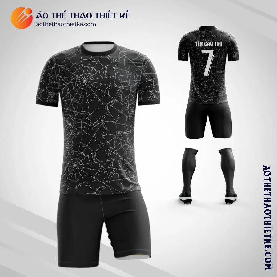 Mẫu quần áo bóng đá Câu lạc bộ Napoli 2021 2022 Halloween màu đen thiết kế V2894