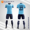 Mẫu quần áo bóng đá Câu lạc bộ S.S. Lazio 2022 màu xanh da trời tự thiết kế V2918