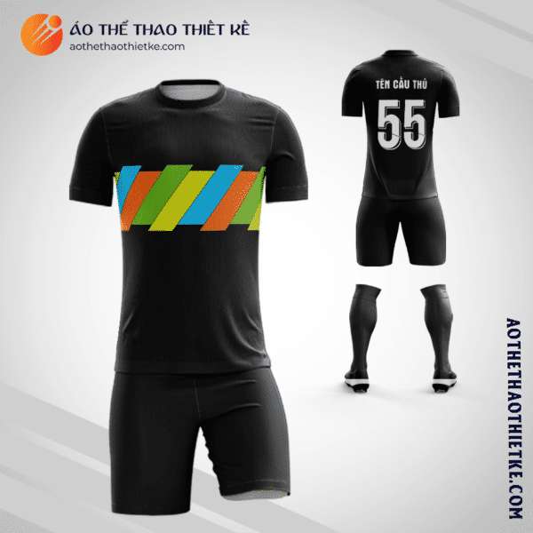 Mẫu quần áo bóng đá Câu lạc bộ bóng đá Internazionale Milan 2022 màu đen tự thiết kế V3025
