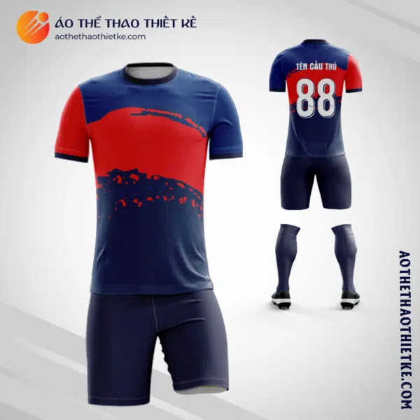 Mẫu quần áo bóng đá Câu lạc bộ bóng đá Paris Saint-Germain màu đỏ tự thiết kế V3012